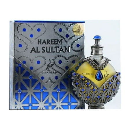 Khadlaj Hareem Al Sultan Silver Antique Blue Oil 1.18 oz for Unisex