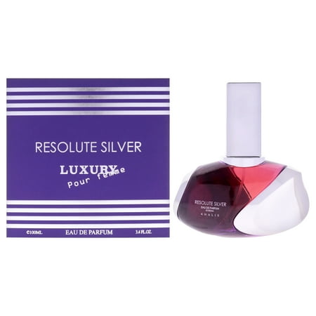 Khalis Resolute Silver Luxury Collection Eau De Parfum 3.4 oz for Women