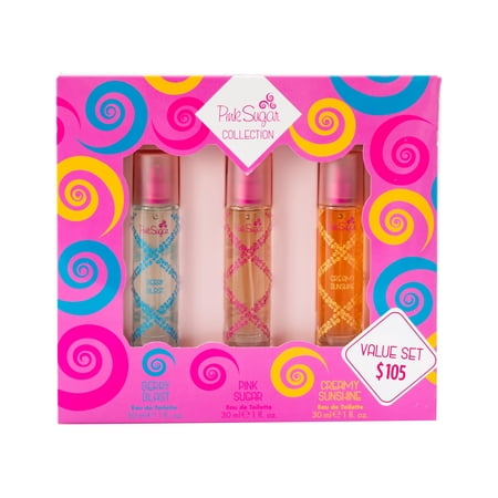Aquolina Pink Sugar Collection Eau de Parfum 3 x 1 oz for Women