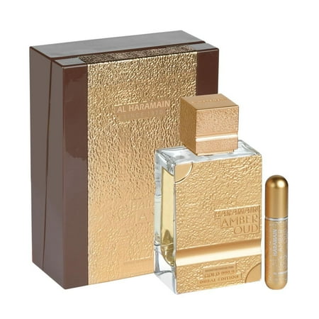 Al Haramain Amber Oud Gold 999.9 Eau de Parfum 2.53 oz for Unisex With Atomizer