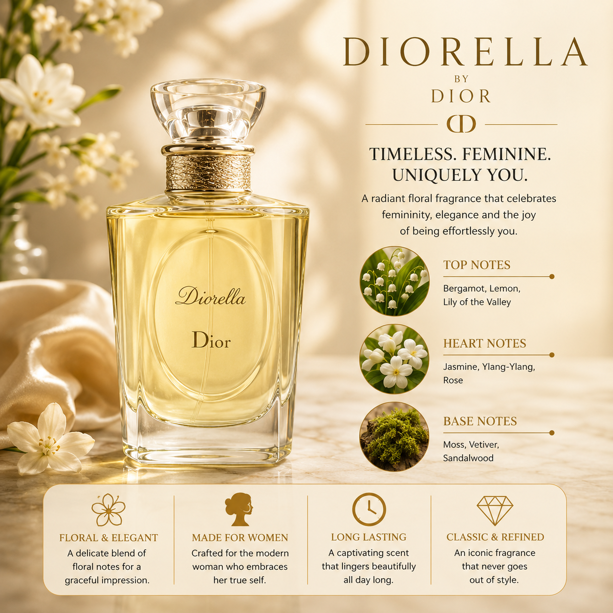 Christian Dior Diorella Eau De Toilette Spray 100 ml for Women