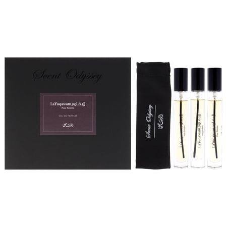 Rasasi La Yuqawam Scent Odyssey Eau de Parfum 3x7.5ml for Women Gift Set