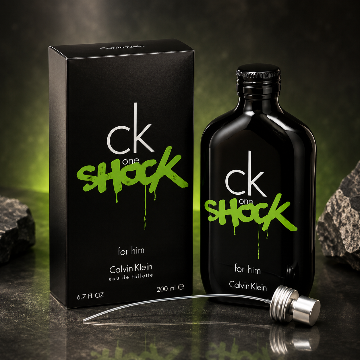 Calvin Klein Shock Eau de Toilette 6.7 oz for Men