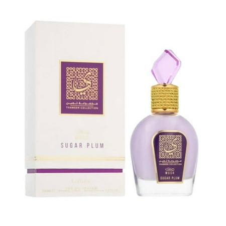 Lattafa Thameen Collection Musk Sugar Plum Eau De Parfum 3.4 oz for Women