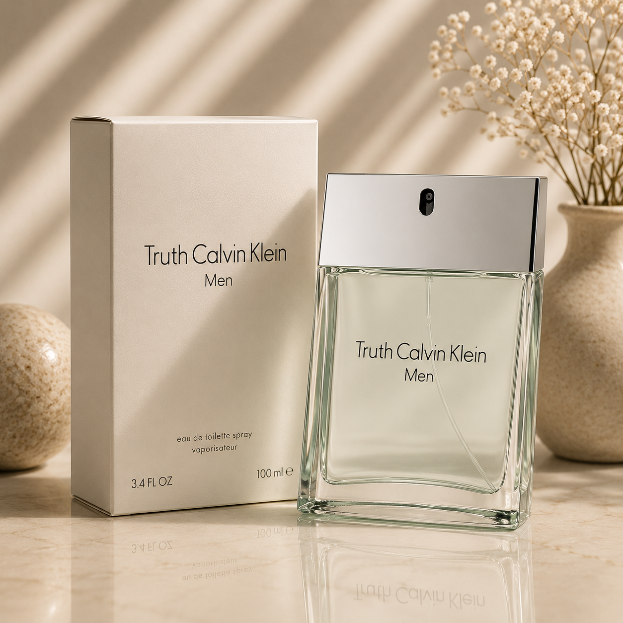 Calvin Klein Truth Eau de Toilette 3.4 oz for Men