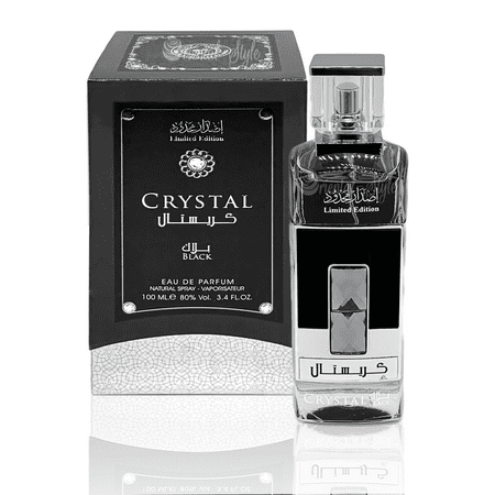 Ard Al Zaafaran Crystal Black Eau De Parfum 3.4 oz for Unisex