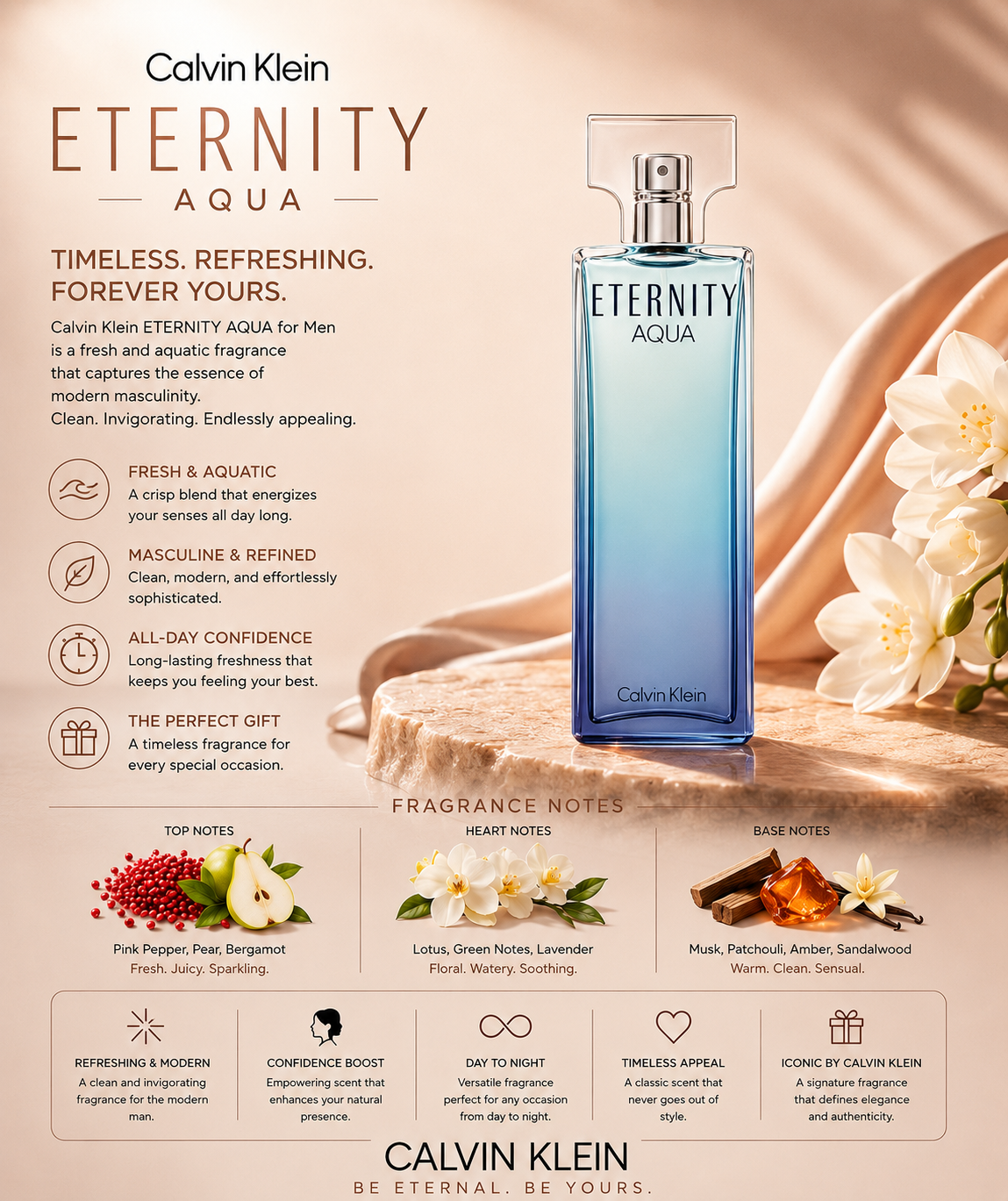Calvin Klein Eternity Aqua Eau De Parfum Spray For Women