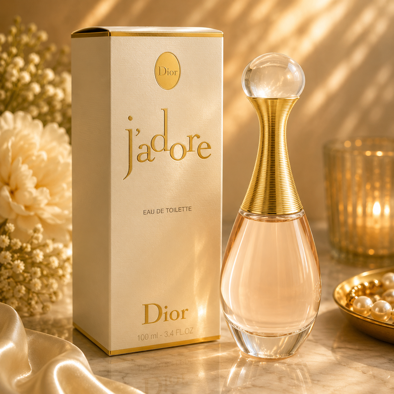 Dior J'adore Eau De Toilette 3.4 oz for Women