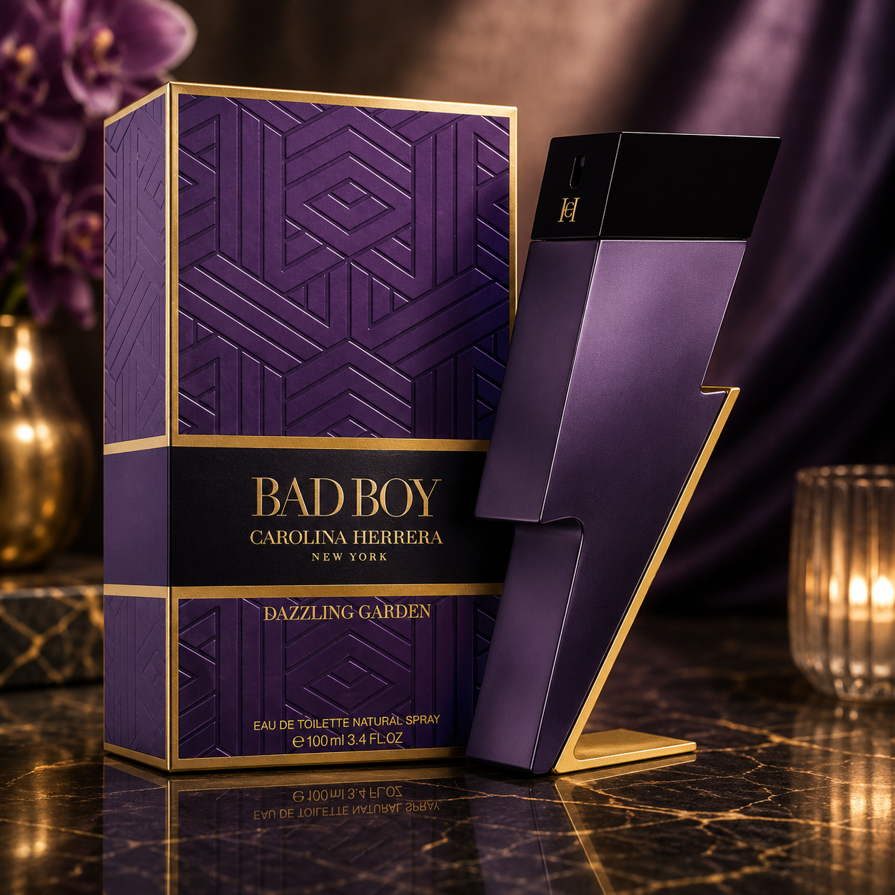 Carolina Herrera Bad Boy Dazzling Garden Eau De Toilette 3.4 oz for Men