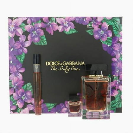 D&g The Only One Eau De Parfum 3.3 oz 3 Pc Set 3.3 Eau De Parfum Spr + 0.33 Eau De Parfum + 0.25 Eau De Parfum for Women