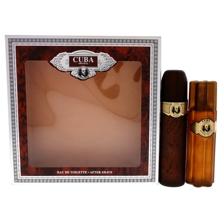 Cuba Gold Gift Set Eau de Toilette 3.4 oz AS + Keychain for Men