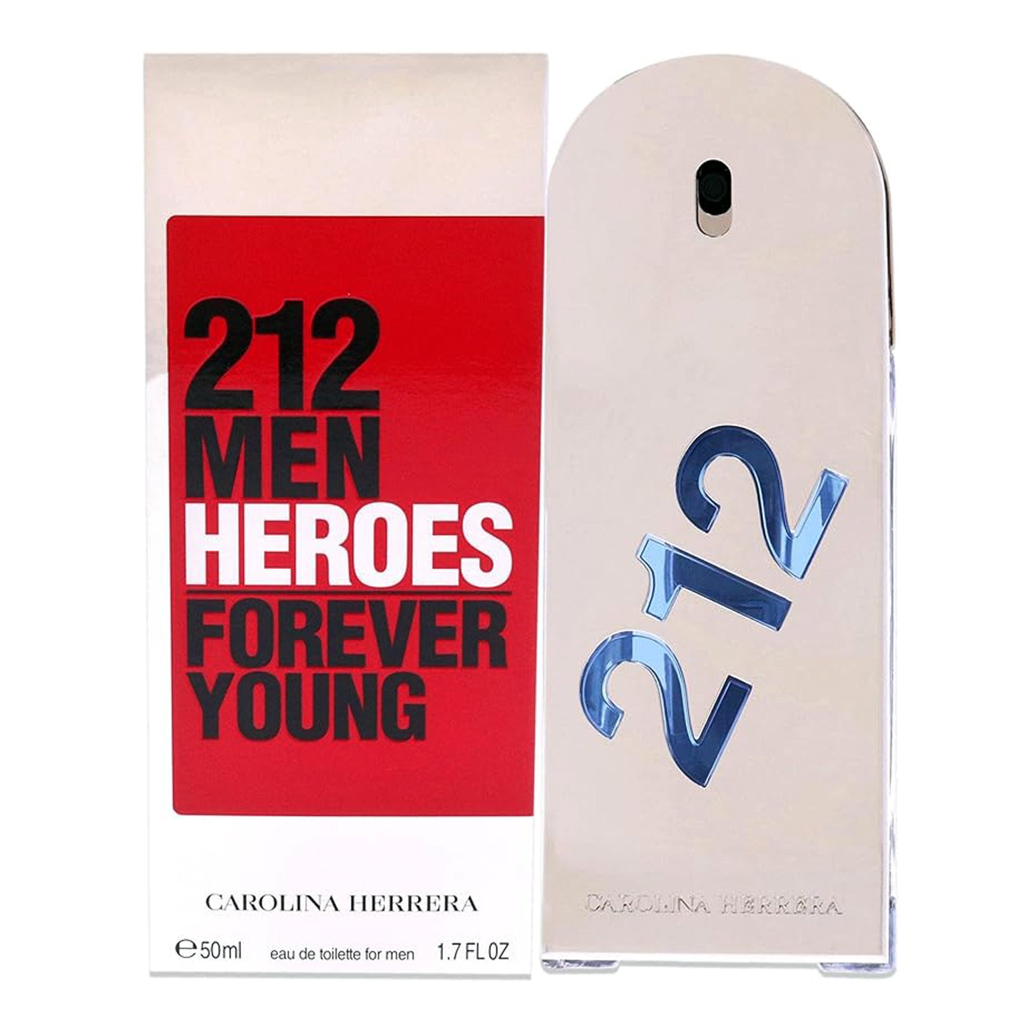 Carolina Herrera 212 Heroes Forever Young Eau de Toilette Spray 50 ml for Men