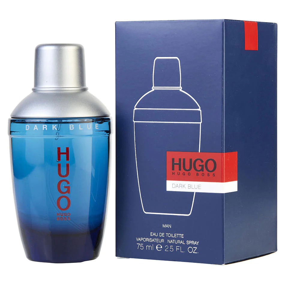 Hugo Boss Dark Blue 75ml Eau De Toilette Spray for Men