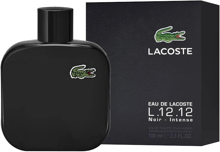 Lacoste Eau De L.12.12 Noir Eau De Toilette 3.3 oz for Men