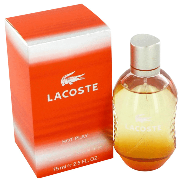 Lacoste Hot Play Eau De Toilette Spray For Men