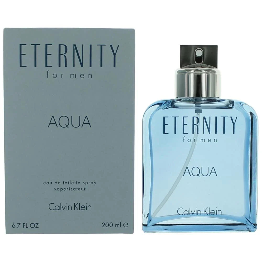 Calvin Klein Eternity Aqua (Eau De Toilette 6.7 oz New Pack) for Men