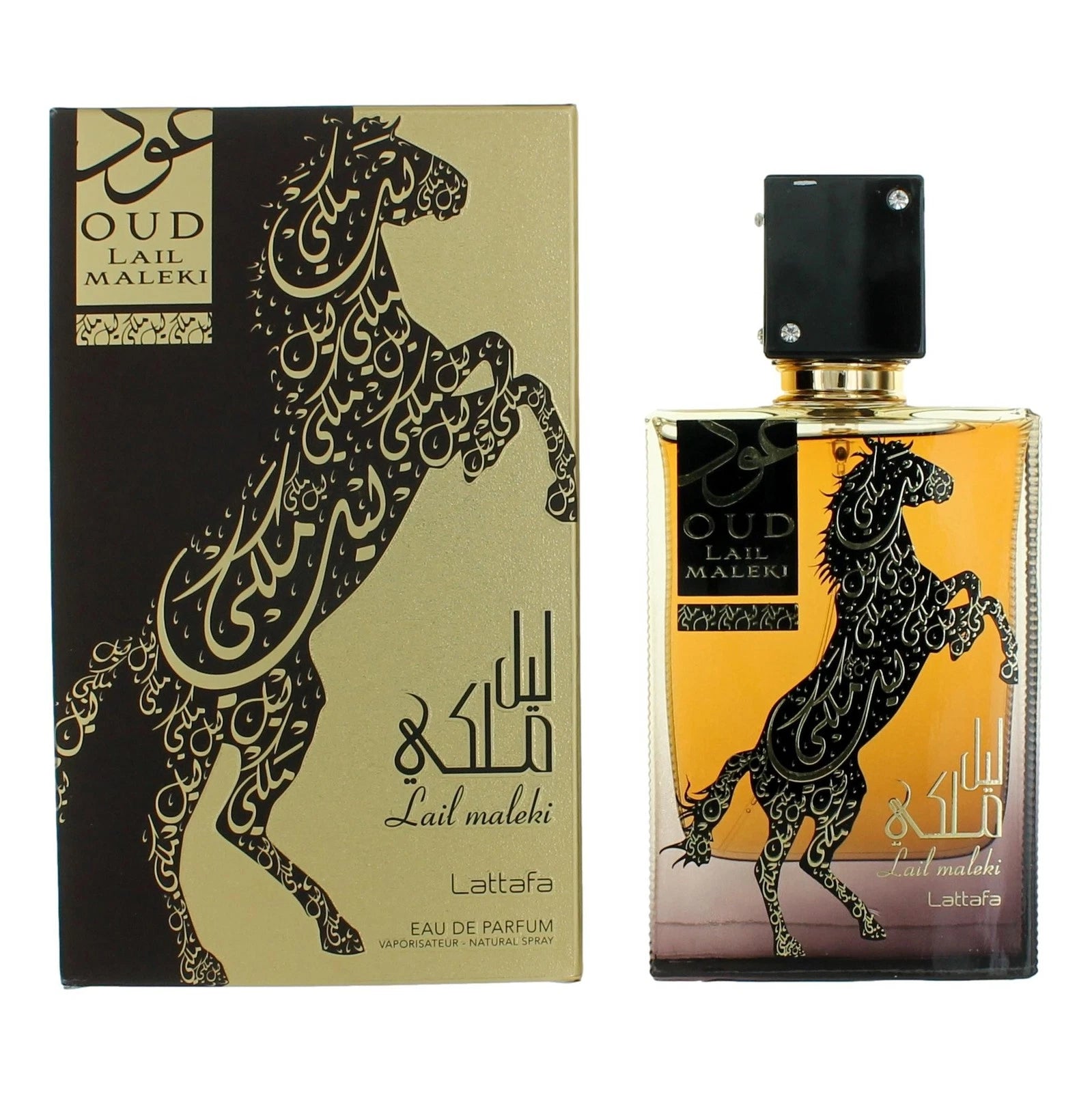 Lattafa Oud Lail Maleki Eau De Parfum 3.4 oz for Unisex