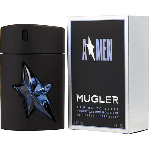 Thierry Mugler Angel EDT Spray Rubber Bottle Refillable 1.7 oz