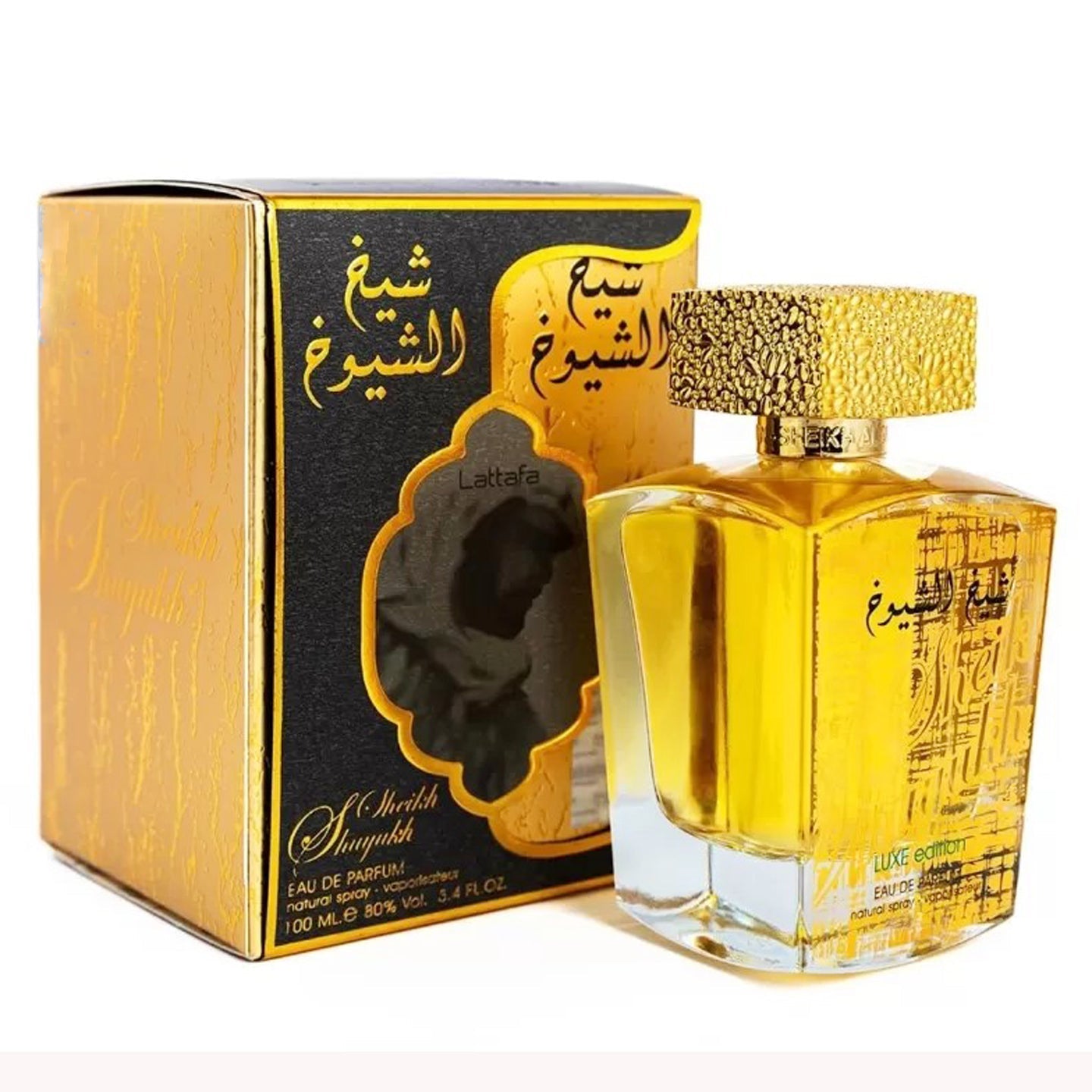 Lattafa Sheikh Al Shuyukh Luxe Edition Eau De Parfum 3.4 oz for Unisex