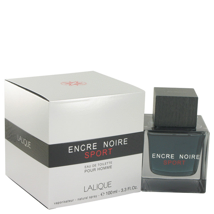 Encre Noire Sport by Lalique 100 ml Eau De Toilette Spray for Men